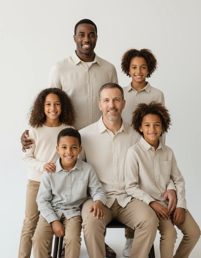 Clean Backdrop Portraits — вариант 1