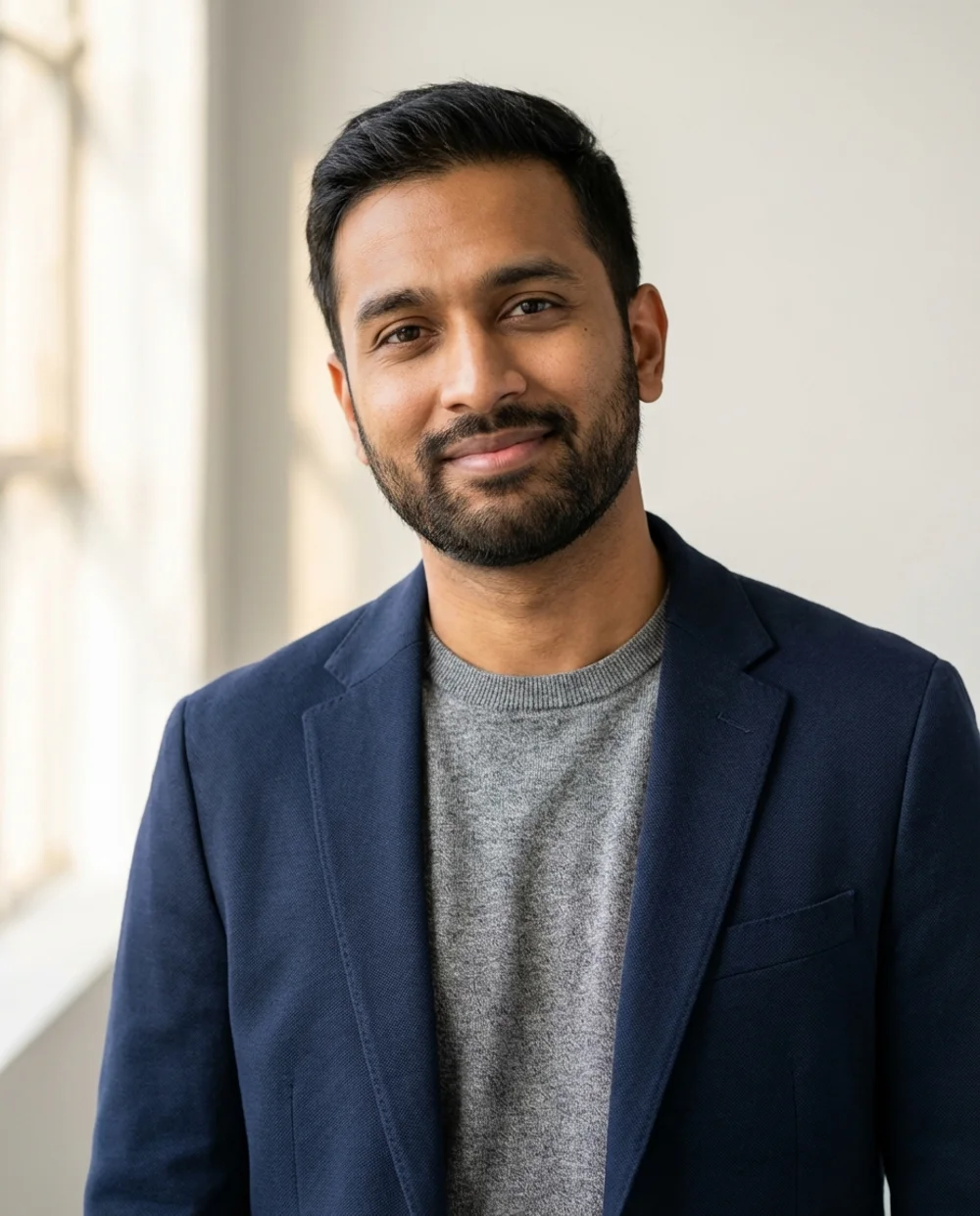 Professional headshot - man in casual blazer